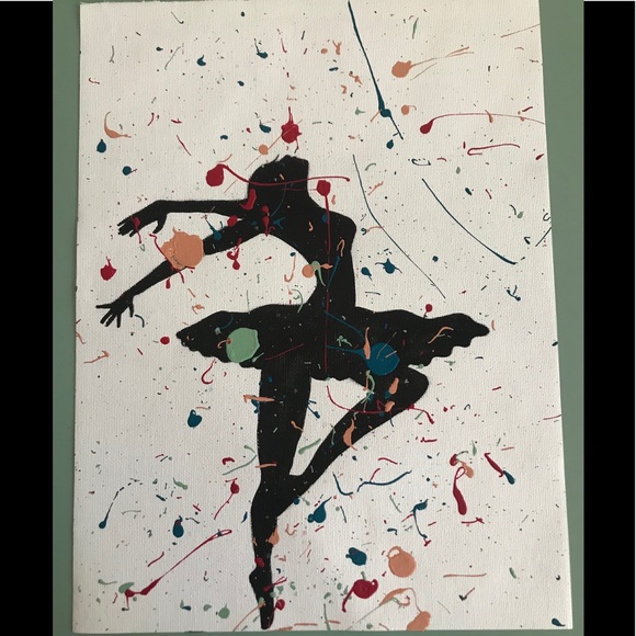 Revel in Dance Original Acrylic Art 9x12 Canvas - Picture 2 of 2